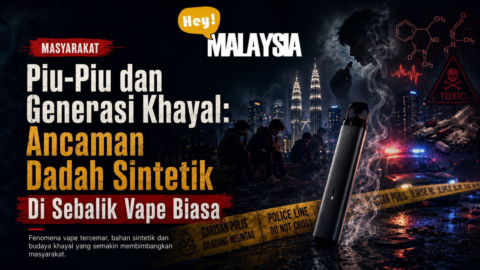 Piu-Piu dan Generasi Khayal: Ancaman Dadah Sintetik Di Sebalik Vape Biasa